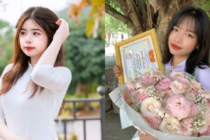 Em Phạm Thị Kim Ngọc (phải) và Trịnh Huyền Chi.