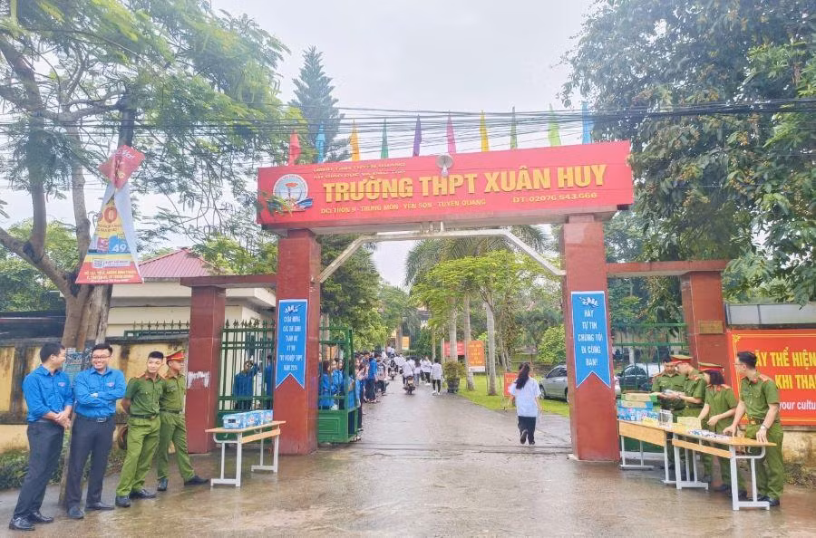 Trường THPT Xuân Huy có điểm chuẩn vào lớp 10 cao nhất tỉnh Tuyên Quang.