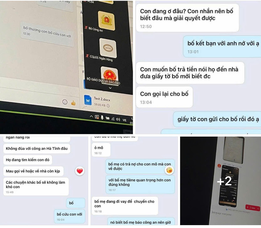 Thủ đoạn lừa đảo mạo danh công an để thực hiện hành vi “bắt cóc online”.