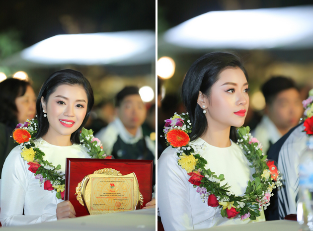 Thu Hằng tại lễ trao giải Thu Hằng tại lễ trao giải