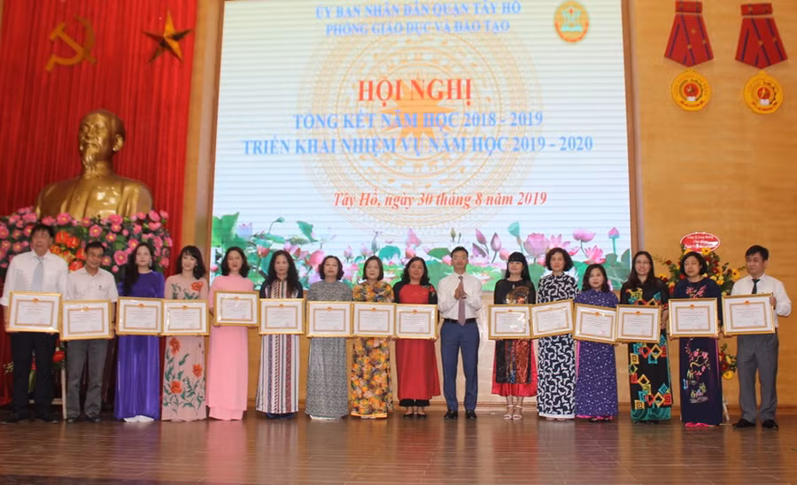 Nhiều trường học quận Tây Hồ (Hà Nội) được nâng cấp, mở rộng và xây mới