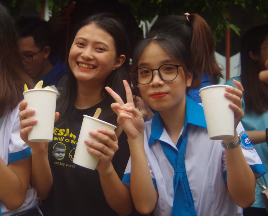 Tân sinh viên trong ngày hội sinh viên HCMUE - UP 2020.