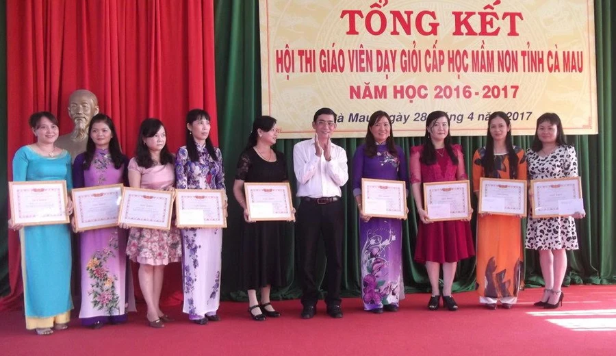 Cà Mau: Tổng kết Hội thi giáo viên dạy giỏi cấp học mầm non, vòng tỉnh, năm 2017