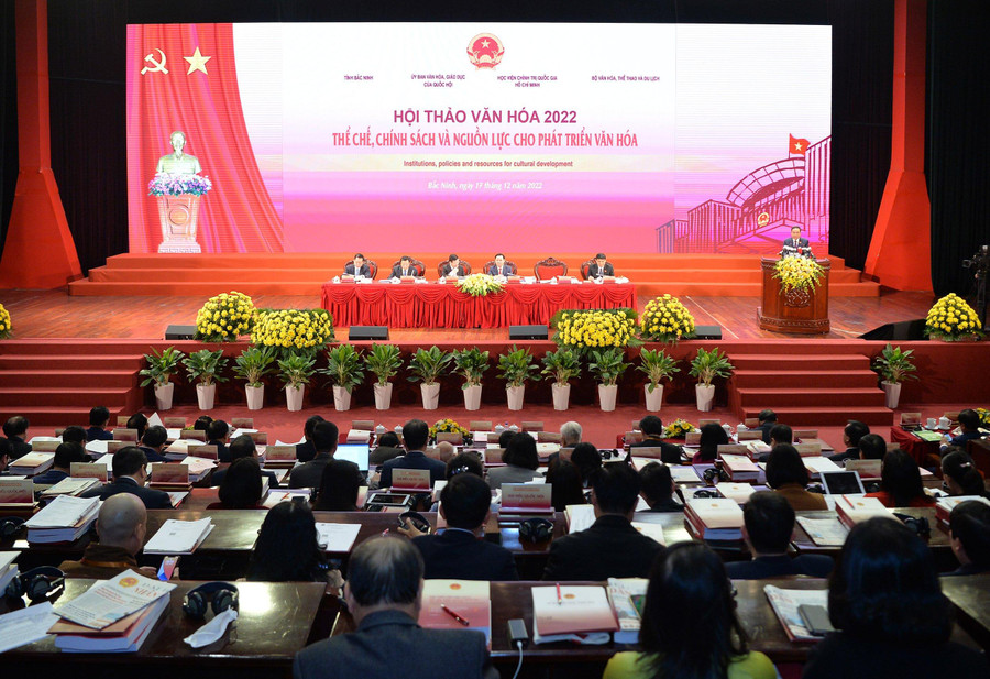 Quang cảnh Hội thảo Văn hóa 2022.