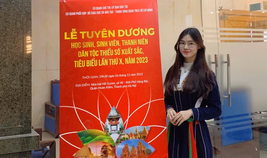 La Thị Diệp hiện đang học ngành châu Á - Thái Bình Dương học - Hàn Quốc học tại Học viện Ngoại giao. Ảnh NVCC.