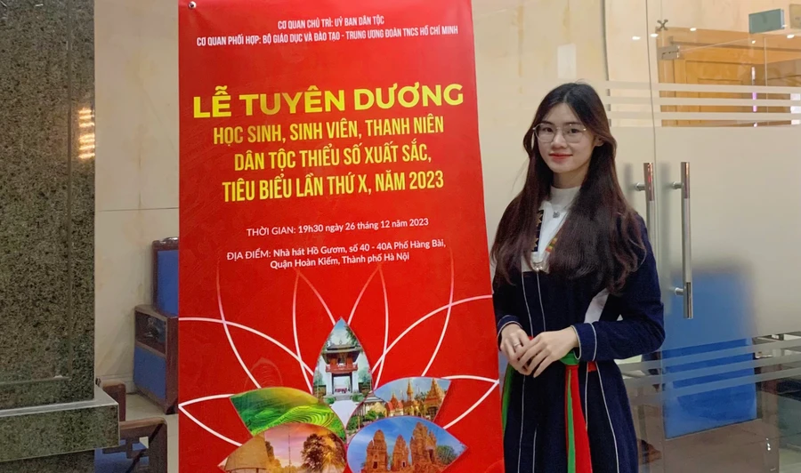 La Thị Diệp hiện đang học ngành châu Á - Thái Bình Dương học - Hàn Quốc học tại Học viện Ngoại giao. Ảnh NVCC.