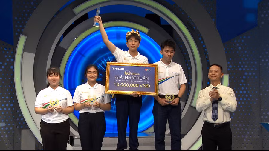 Nam sinh Cần Thơ giành vòng nguyệt quế Olympia.