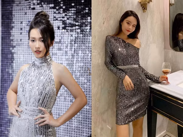 Vải đính kim sa hoặc có chất liệu vải pha kim loại có thể sẽ là một lựa chọn không tồi cho những ai muốn nổi bần bật giữa đám đông