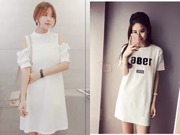 Hầu hết các cô nàng béo bụng thường ưu tiên chọn mẫu váy này để che giấu đi phần eo kém thon gọn của mình 