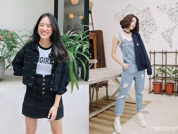 Một set đồ bao gồm áo jacket và chân váy bò hoặc yếm jeans sẽ được xem là những gợi ý khá hữu ích dành cho bạn trong ngày 8/3 Một set đồ bao gồm áo jacket và chân váy bò hoặc yếm jeans sẽ được xem là những gợi ý khá hữu ích dành cho bạn trong ngày 8/3