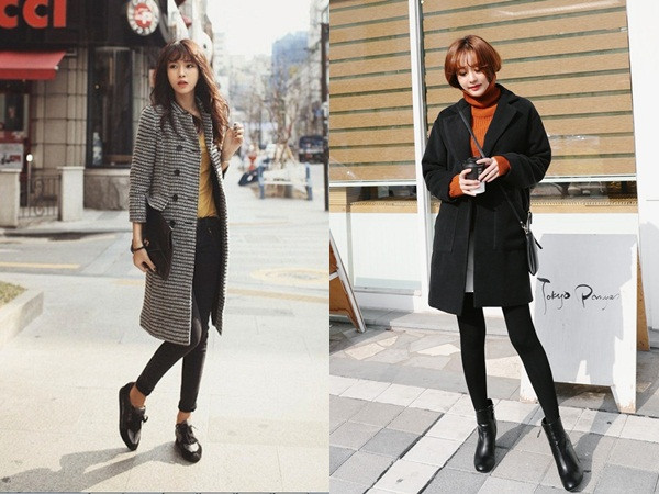 Áo khoác dạ và quần legging là cách phối đồ cơ bản nhất được các quý cô yêu thích thời trang áp dụng rất nhiều trong tiết trời mùa xuân này Áo khoác dạ và quần legging là cách phối đồ cơ bản nhất được các quý cô yêu thích thời trang áp dụng rất nhiều trong tiết trời mùa xuân này