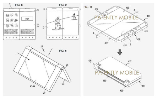 Một ví dụ về thiết kế của điện thoại gấp. Một số ý tưởng về điện thoại gấp.