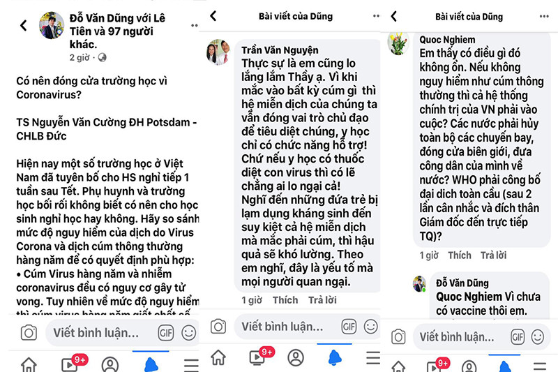 Dòng trạng thái và một số comment trên FB PGS.TS Đỗ Văn Dũng Dòng trạng thái và một số comment trên FB PGS.TS Đỗ Văn Dũng