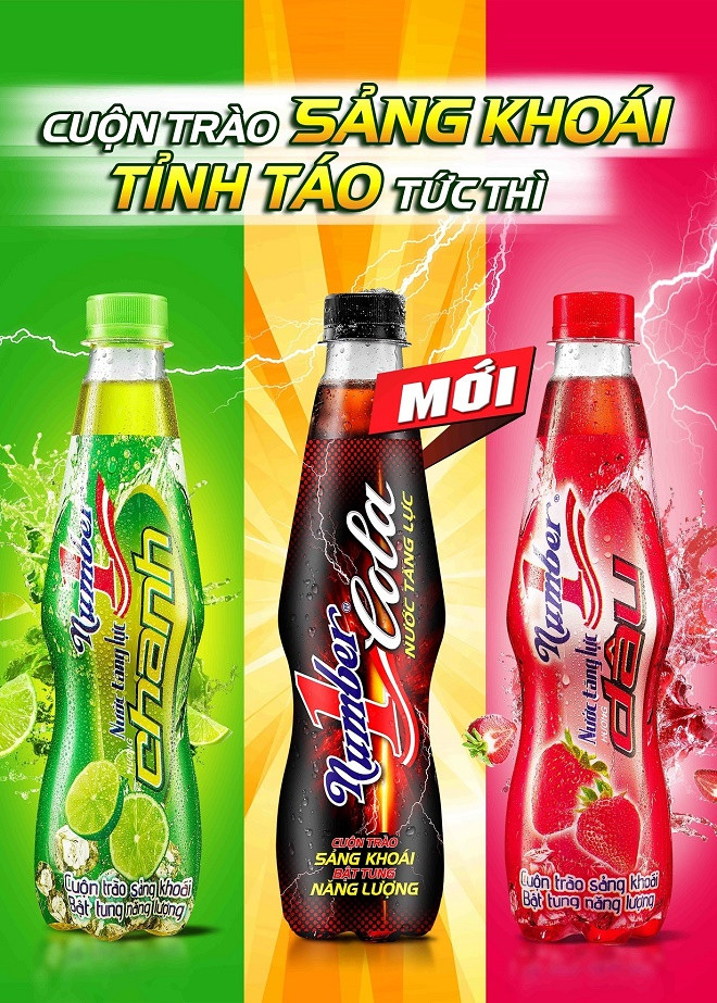 Nước tăng lực Number 1 Cola được nghiên cứu kết hợp từ sản phẩm truyền thống của Tân Hiệp Phát và hương vị Cola đặc trưng. Nước tăng lực Number 1 Cola được nghiên cứu kết hợp từ sản phẩm truyền thống của Tân Hiệp Phát và hương vị Cola đặc trưng.