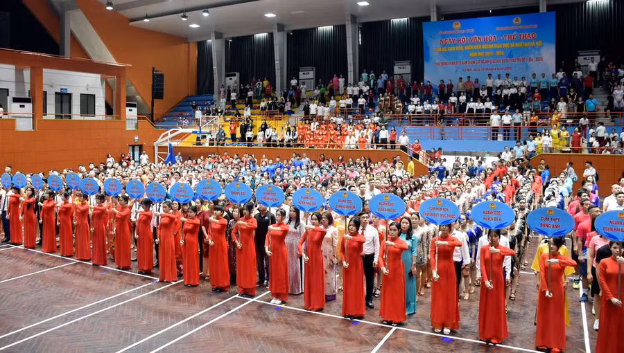 Ngày hội thu hút sự tham gia của gần 1700 cán bộ, nhà giáo trên địa bàn thành phố.