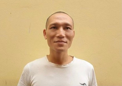 Trần Mạnh Tùng tại cơ quan điều tra.
