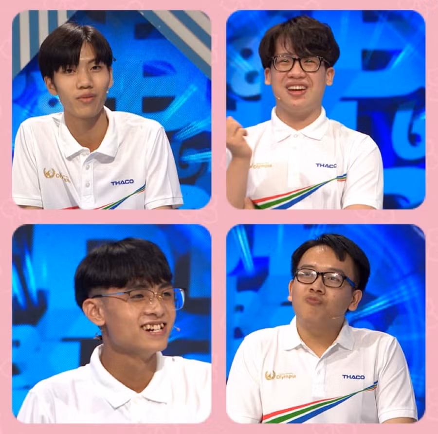 Các thí sinh dự cuộc thi tuần Olympia.