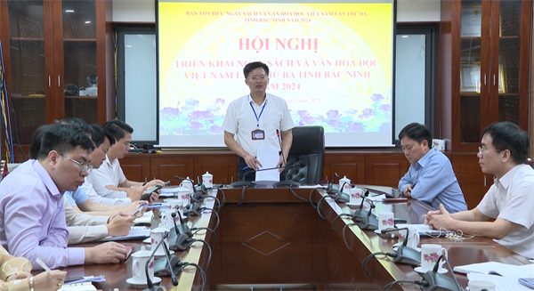 Hội nghị triển khai tổ chức ngày Sách và Văn hóa đọc Việt Nam lần thứ ba tỉnh Bắc Ninh năm 2024. Hội nghị triển khai tổ chức ngày Sách và Văn hóa đọc Việt Nam lần thứ ba tỉnh Bắc Ninh năm 2024.