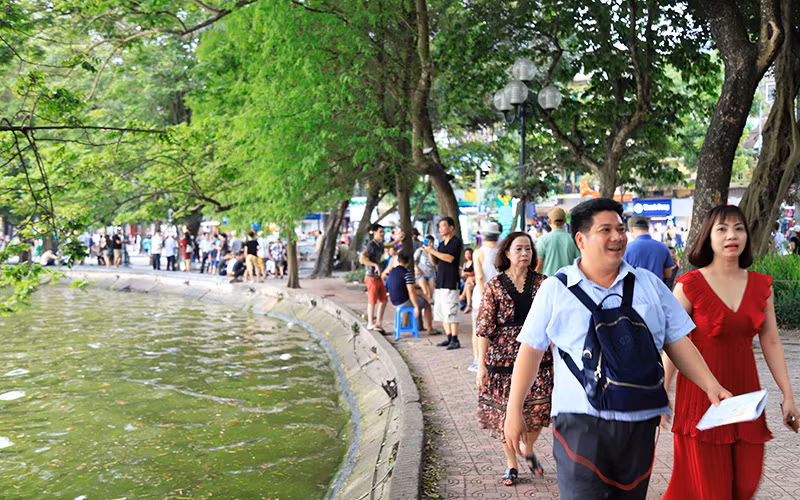 Khách du lịch đến Hà Nội dịp 30/4 -1/5 ước đạt 440.411 lượt khách, tăng 12,4% so với cùng kỳ năm 2018.