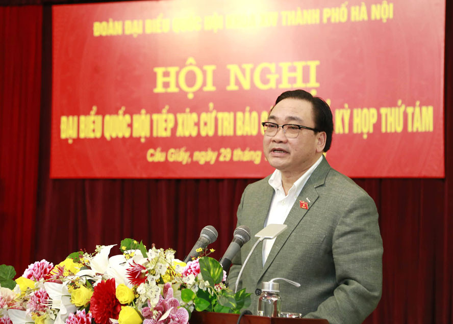 Bí thư Thành ủy Hà Nội Hoàng Trung Hải