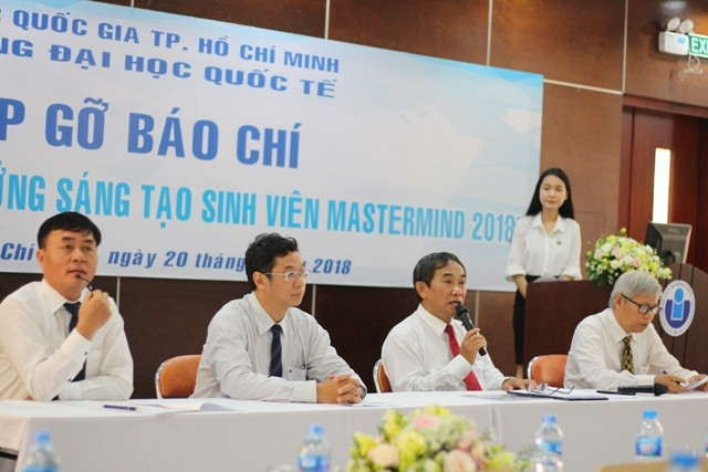 Trong sáng 20/4, HCMIU cũng đã giới thiệu về cuộc thi Ý tưởng sáng tạo sinh viên Mastermind 2018