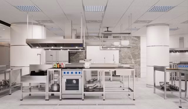 Nội thât nhà bếp của khách sạn Sulyna