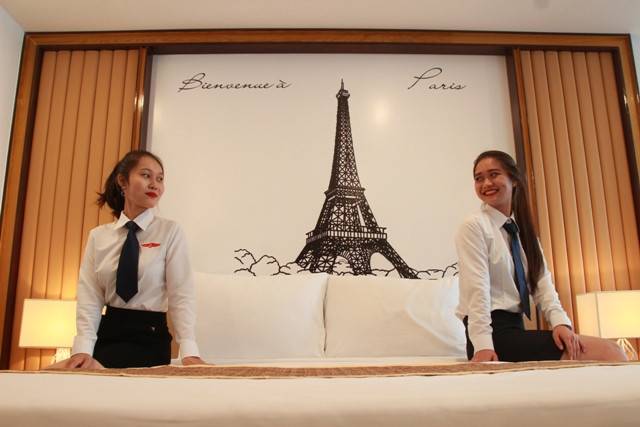 Phòng khách sạn dành cho SV thực tập