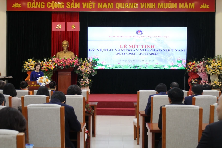 Quang cảnh lễ kỷ niệm.