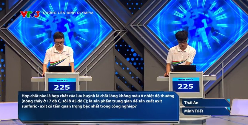 Phần thi câu hỏi phụ giữa Võ Nguyễn Minh Triết và Lê Thái An Phần thi câu hỏi phụ giữa Võ Nguyễn Minh Triết và Lê Thái An