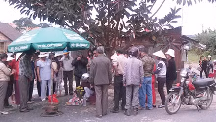 Nơi phát hiện thi thể cách đường ray xe lửa khoảng 5 mét