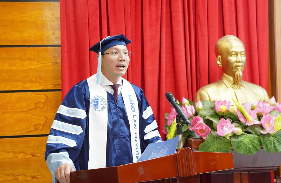 TS. Đoàn Trung Kiên - Hiệu trưởng Trường ĐH Luật Hà Nội.