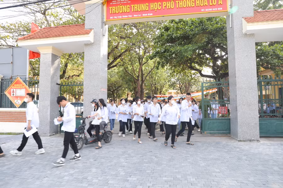 Kỳ thi tốt nghiệp THPT năm 2023, toàn tỉnh Ninh Bình có 11.149 thí sinh đăng ký dự thi.