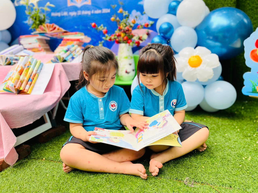 Học sinh trường mầm non Hoàng Liệt (quận Hoàng Mai) Học sinh trường mầm non Hoàng Liệt (quận Hoàng Mai)