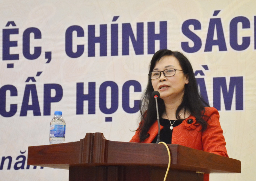 Bà Trần Thị Thúy- Trưởng phòng GDMN (Sở GD&ĐT Thái Nguyên)