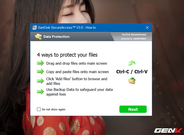 Biến USB thành "két sắt" an toàn cho dữ liệu ảnh 6 Biến USB thành "két sắt" an toàn cho dữ liệu ảnh 6