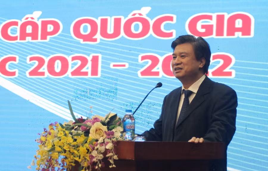 Thứ trưởng Nguyễn Hữu Độ phát biểu bế mạc.