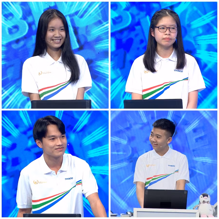 Các thí sinh tham dự cuộc thi