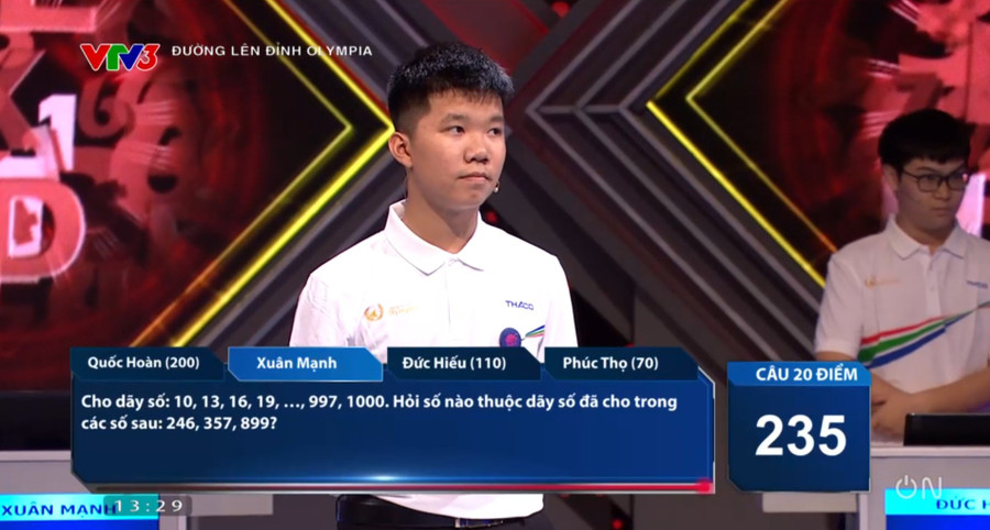 Xuân Mạnh thi đấu xuất sắc ở cả 4 phần thi. Xuân Mạnh thi đấu xuất sắc ở cả 4 phần thi.