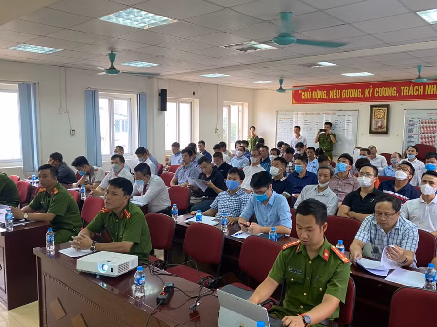 Các đơn vị tại Hội nghị triển khai.