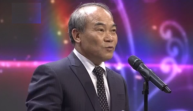 Thứ trưởng Nguyễn Vinh Hiển phát biểu chúc mừng các thầy cô giáo trên cả nước nhân ngày Nhà giáo Việt Nam