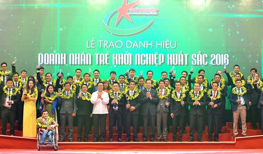 Doanh nhân trẻ khởi nghiệp xuất sắc được tôn vinh
