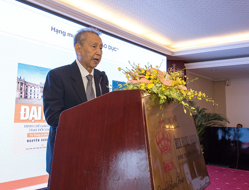 TS Nguyễn Xuân Xanh phát biểu tại buổi lễ