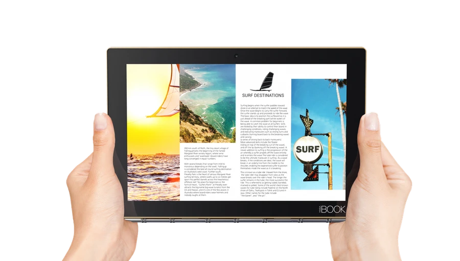Lenovo Yoga Book, tablet 2 trong 1 bỏ túi độc nhất vô nhị ictnews