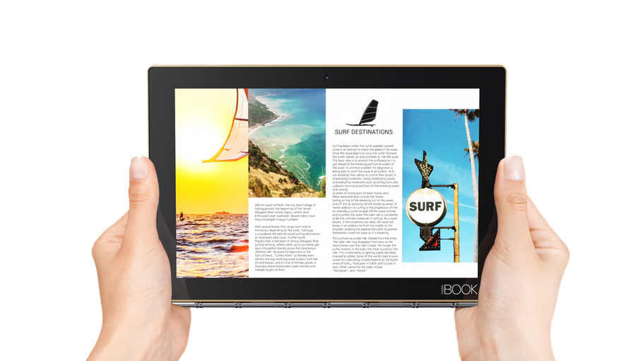 Lenovo Yoga Book, tablet 2 trong 1 bỏ túi độc nhất vô nhị ictnews