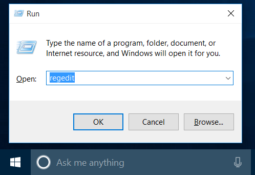 Cách tùy chỉnh để Windows 10 trông giống Windows 7 ảnh 9 type regedit