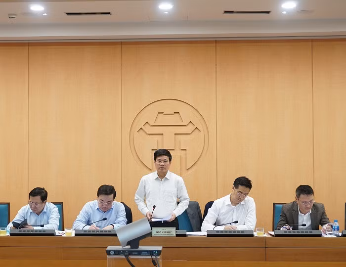 Phó Chủ tịch UBND TP Hà Nội Ngô Văn Quý chủ trì hội nghị