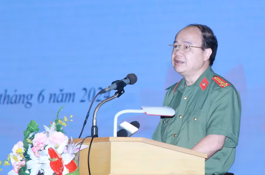 Thượng tá Ngô Xuân Hải - Phó trưởng phòng An ninh chính trị nội bộ (PA03), Công an thành phố Hà Nội.