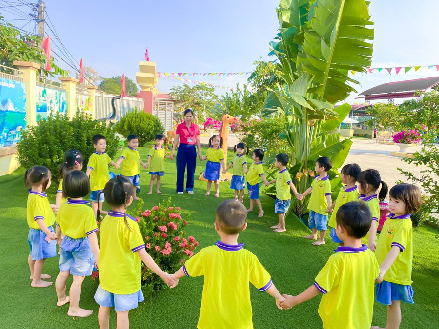 Hoạt động: Tham quan mô hình “xây dựng trường mầm non hạnh phúc, lấy trẻ làm trung tâm” và “xây dựng thư viện số”. Hoạt động: Tham quan mô hình “xây dựng trường mầm non hạnh phúc, lấy trẻ làm trung tâm” và “xây dựng thư viện số”.