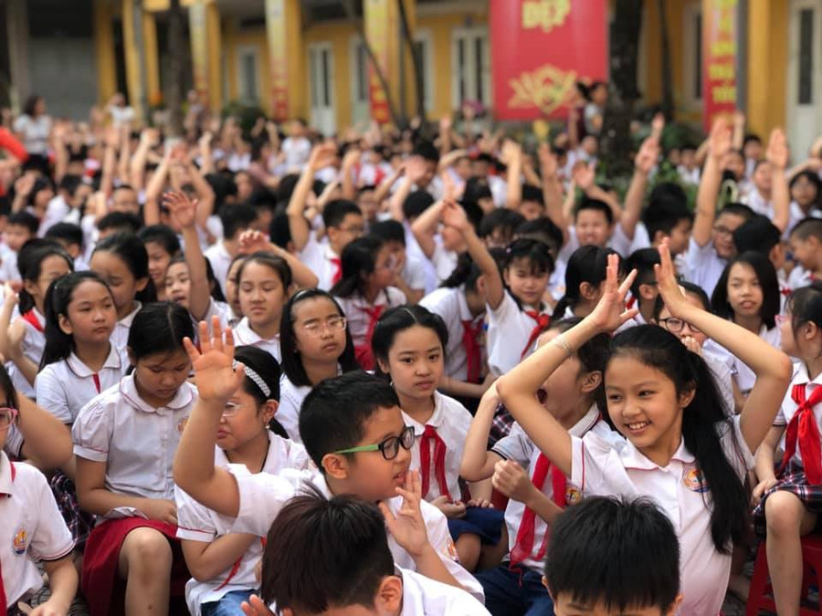 Học sinh trường Tiểu học Kim Đồng Học sinh trường Tiểu học Kim Đồng