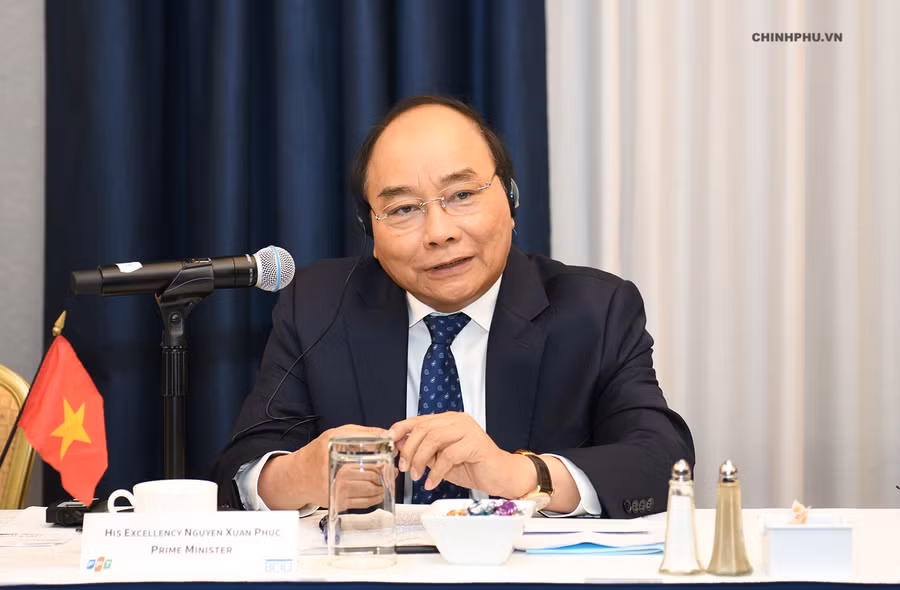 Thủ tướng khẳng định Việt Nam luôn sẵn sàng ủng hộ các doanh nghiệp, nhà đầu tư nước ngoài kinh doanh tại Việt Nam. Ảnh: VGP/Quang Hiếu